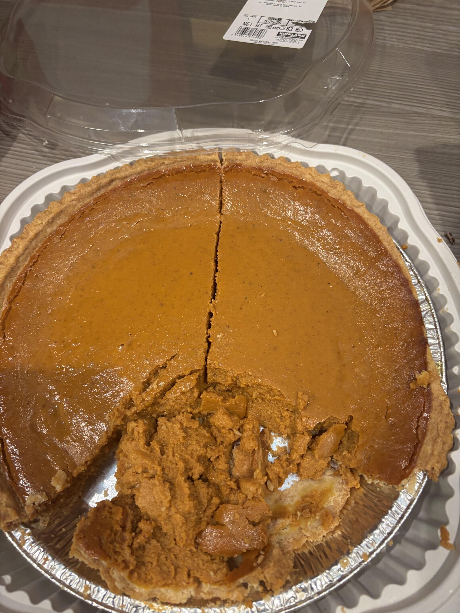 - GILL BY 11/29/25 NET WT 58 oz(3.) 63 lb) KIRKLAND COSTCO BOOK