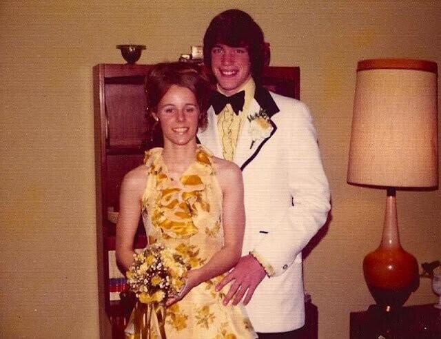 Classic Prom Photos Going All in on the 1970s