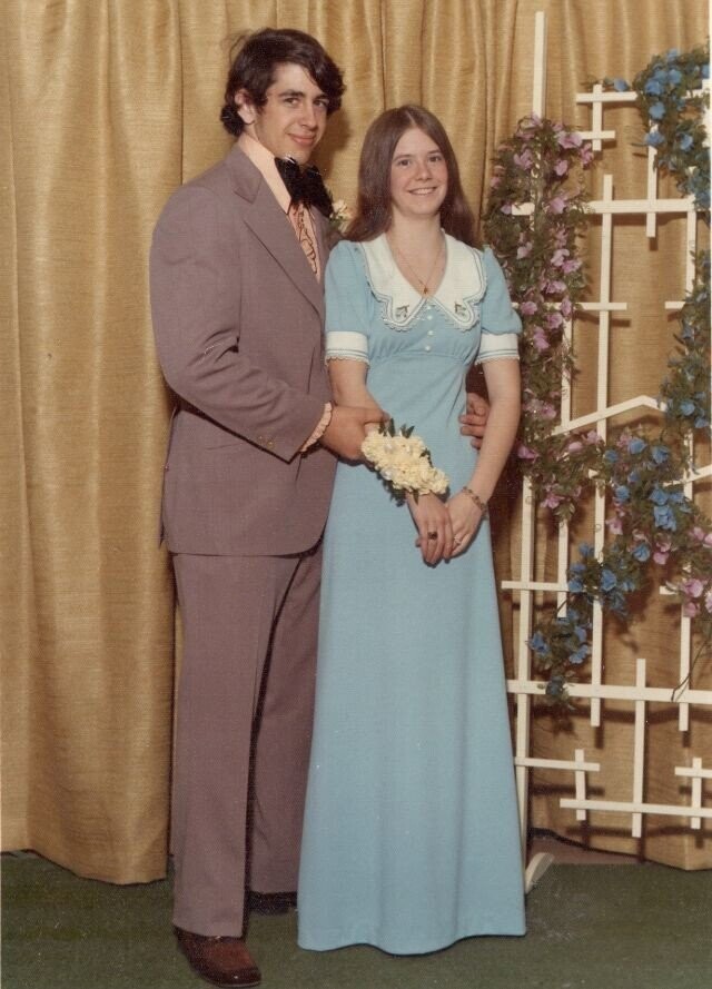 Classic Prom Photos Going All in on the 1970s