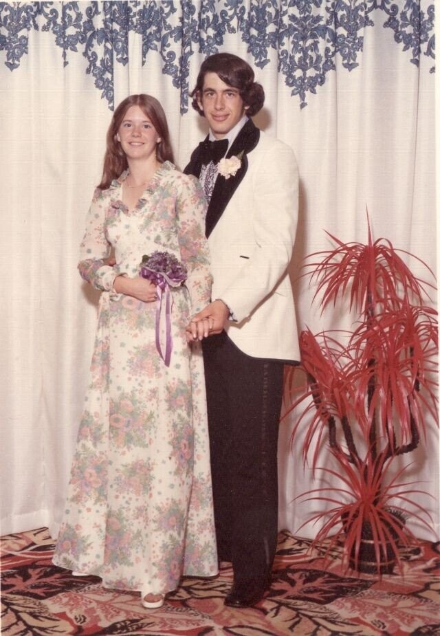 Classic Prom Photos Going All in on the 1970s