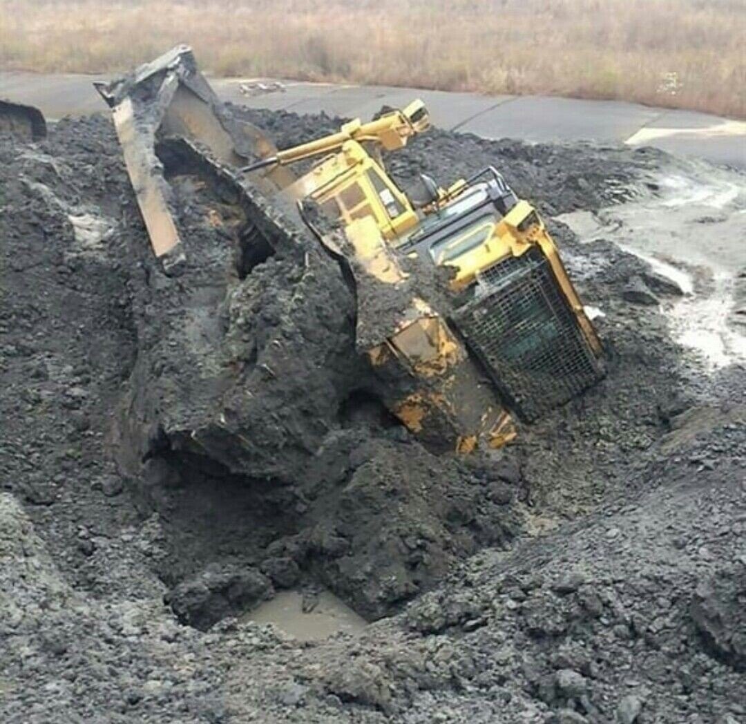 Photos Where Heavy Machinery Was Not Properly Handled