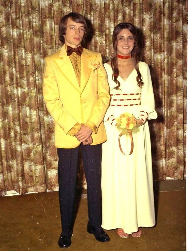 Classic Prom Photos Going All in on the 1970s