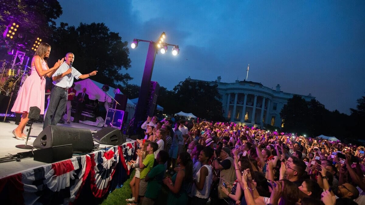 White House Parties That Felt More Like a Rock Concert
