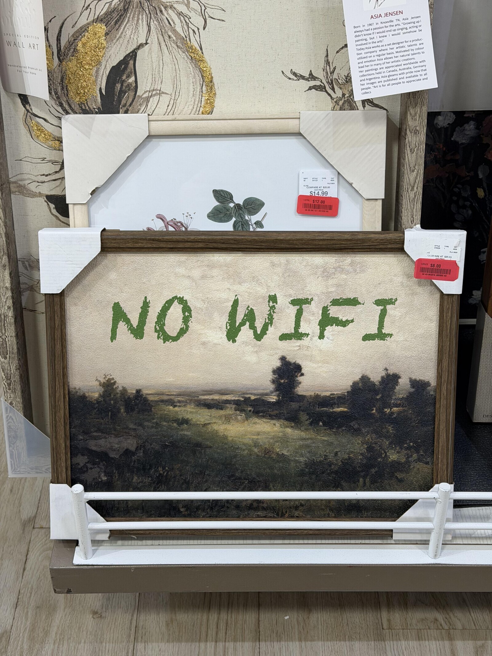 SPECI A EDITION WALL ART Handselected Premium Art For Your Home ASIA JENSEN Born in 1967 in Knoxville TN, Asia Jensen always had a passion for the arts. Growing up didn't know if I would end up singing acting painting, but knew would somehow be involved in the arts. Today Asia works as a set designer for product tion company where her artistic talents utilized of a regular basis Motivated by colour are and emotion Asia allows her natural talents to lead her in many of her artistic creations. He paintings are appreciated worldwide with collections held in Canada, Australia, Germany and Argentina. gleams with pride now that her images are Asia published and available to all people Art is for all people to appreciate and collecs CUMCARE AT