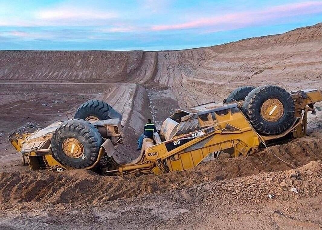 Photos Where Heavy Machinery Was Not Properly Handled