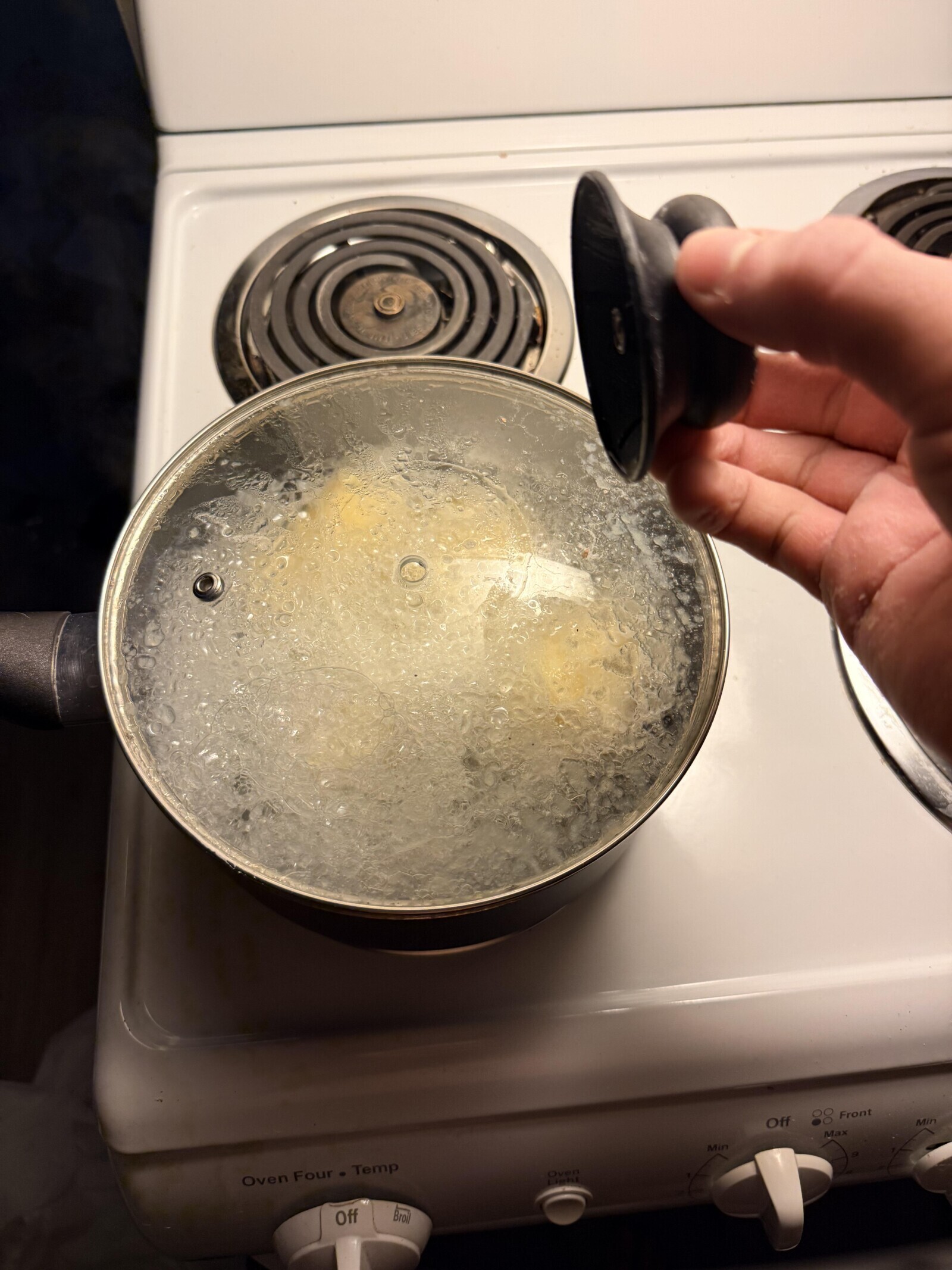 Oven Four Temp Off Front Min Max Oven Min Light Off BOTT