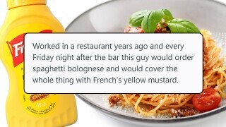 34 of the Strangest Meals People Have Ordered