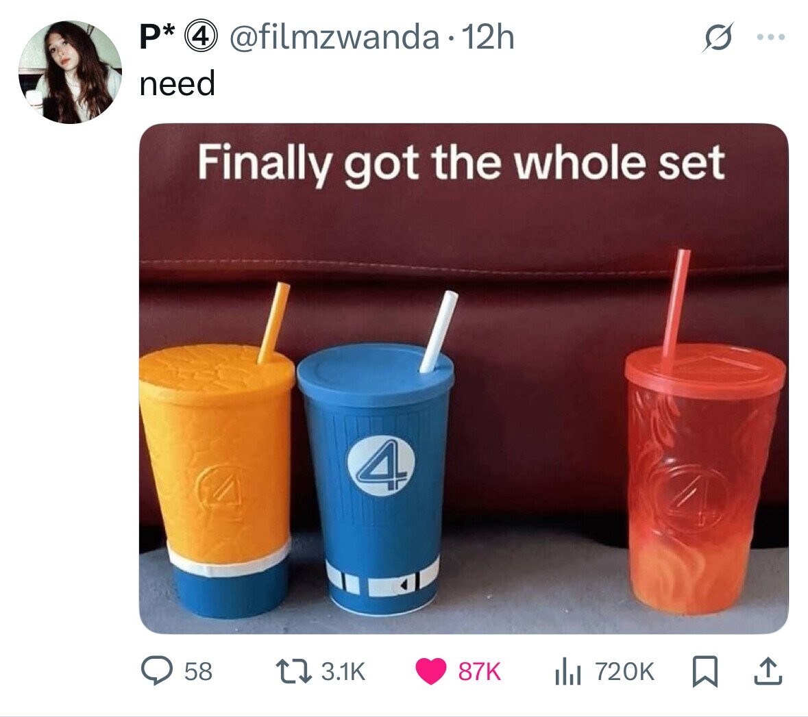 P* 4 @filmzwanda.12h ... need Finally got the whole set 4 58 3.1K 87K 720K