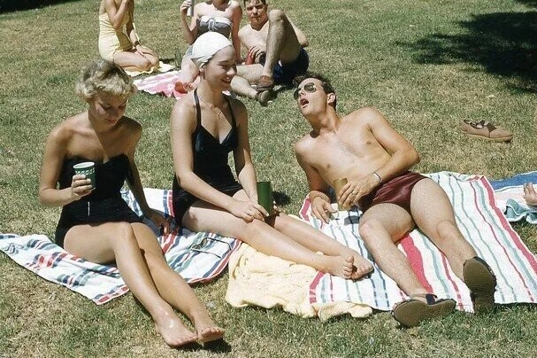 Vintage Photos With a Nice Coppertone Tan