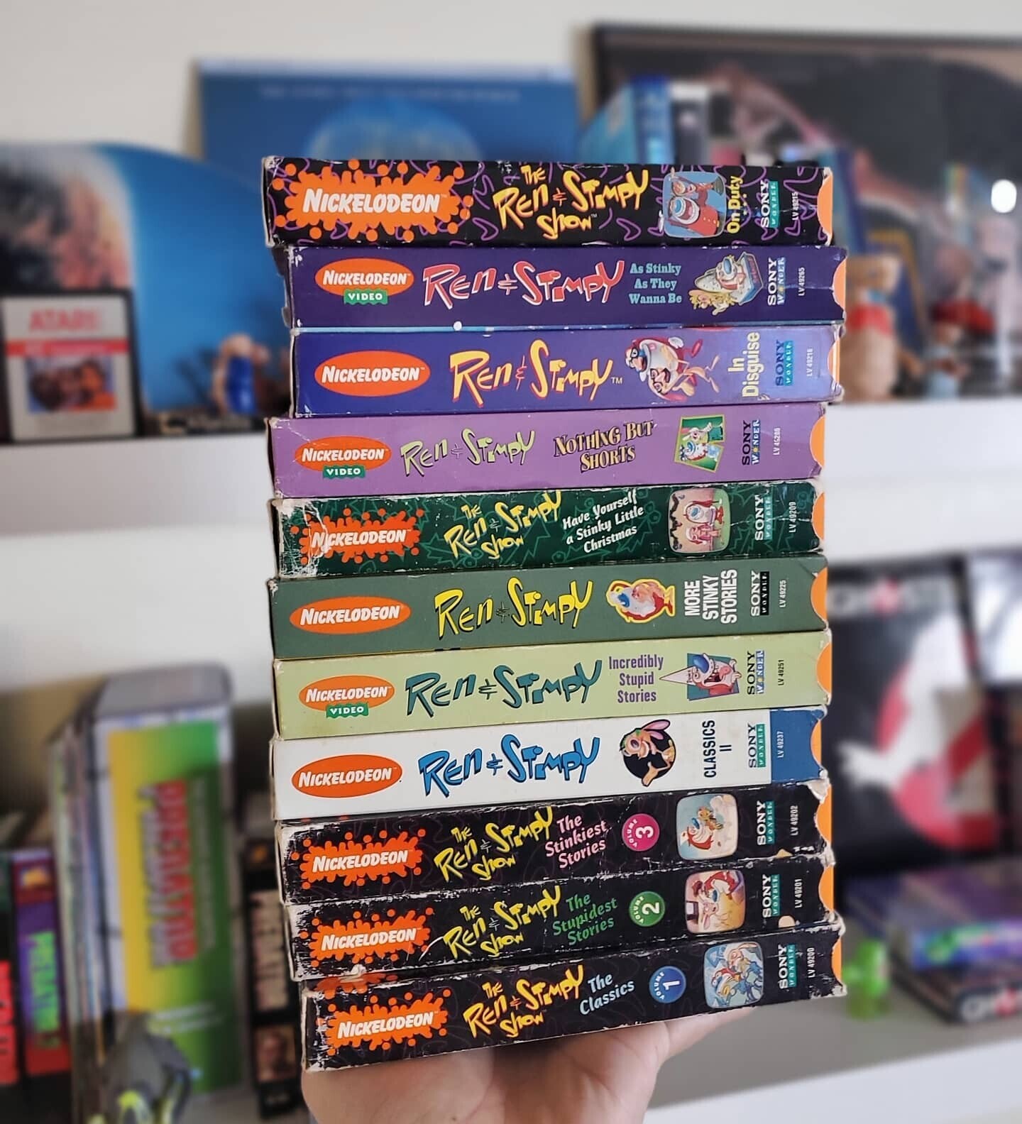 - ATARI NICKELODEON - NICKELODEON Ren & STiMPY The VIDEO Show Ren+STEMPY the NICKELODEON Ren & STAMPY TM As Stinky SONY On Duty As They Wanna Be NICKELODEON SM VIDEO Ren STiMPY NOTHING BUT SONY WENGER LV 49265 NICKELODEON In THE SHORTS NICKELODEON Ren+S STAMPY Disguise SONY WONDER LV40218 show Have Yourself Ren STiMPY a Stinky Little SONY Christmas WONDER LV 45205 NICKELODEON VIDEO Ren#Simply I 8 I I SONY LV49209 NICKELODEON Ren+STampy MORE Incredibly STINKY STORIES Stupid SONY LV 49225 Stories NICKELODEON Ren. The Show of STiMPY The SONY WONDER LV 49251 CHUNGA II NICKELODEON Stinkiest CLASSICS Stories SONY LV 49237 Ren The