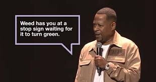 Weed has you at a stop sign waiting for it to turn green.
