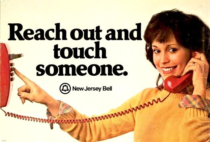 Reach out and touch someone. New Jersey Bell CER