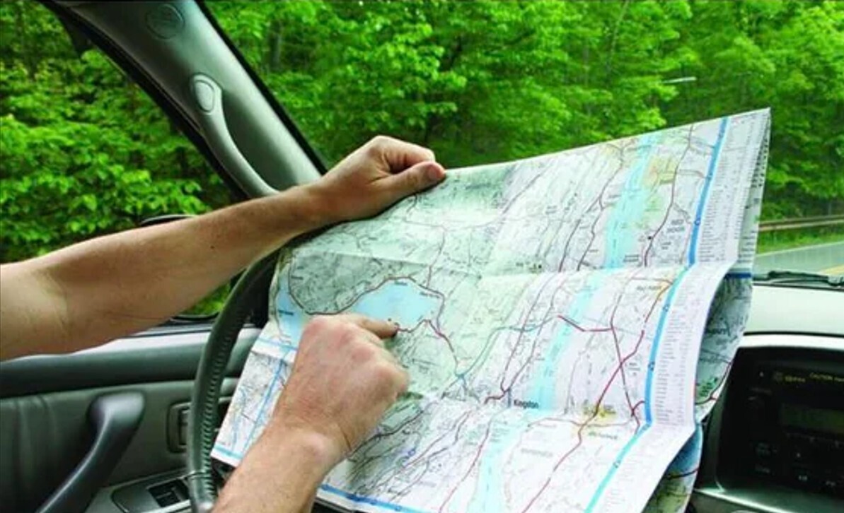 Paper Map In Car 15 Things Boomers Love to Say That They Miss, But Don't | Cracked.com