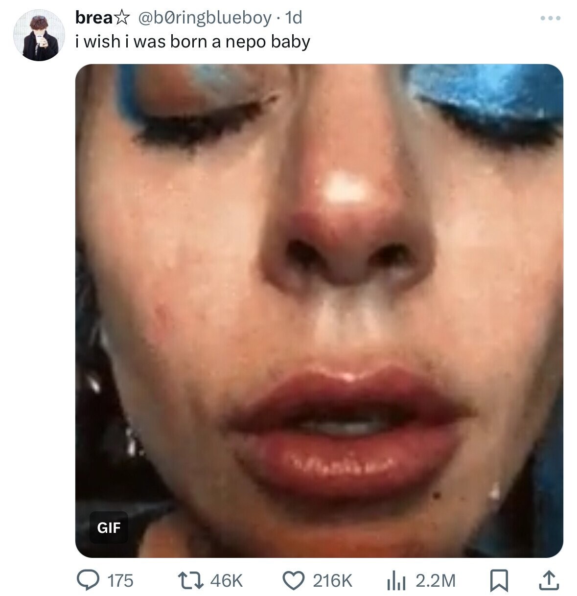 brea @b0ringblueboy 1d i wish i was born a перо baby GIF 46K 175 216K del 2.2M 