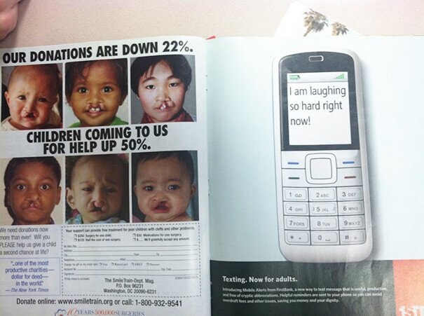 OUR DONATIONS ARE DOWN 22%. am laughing so hard right now! CHILDREN COMING TO US FOR HELP UP 50%. 1 g 3 DEF 2 ABC 4 GMI I 5 ING 6 MINO 7PORS 8 TUY 9 WXYZ We need donations now Your support - provide THE treatment to poor vildres with deft and other problems 7 km Medications to - surgery more than evert Will you 3 UN Surgery to - - 0 и a - - by - . - surpry - - person - anount PLEASE help us give a child - - second chance at life? - - - 