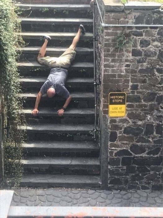 HISTORIC STEPS USE AT OWN RISK