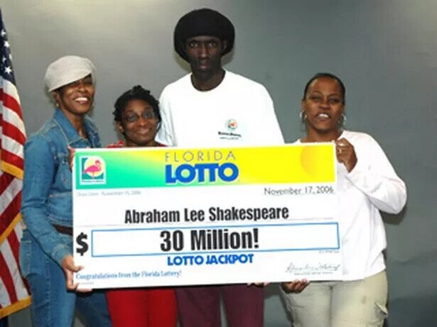 - - FLORIDA LOTTO is سعد November 17,2006 Abraham Lee Shakespeare $ 30 Million! LOTTO JACKPOT CongratulaCarte from the Parida Laterry! - - - -