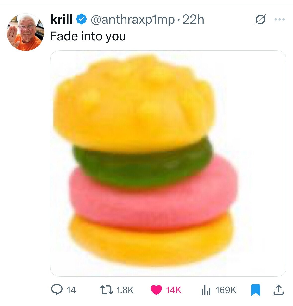 krill @anthraxp1mp.22h s ... Fade into you 14 1.8K 14K 169K 