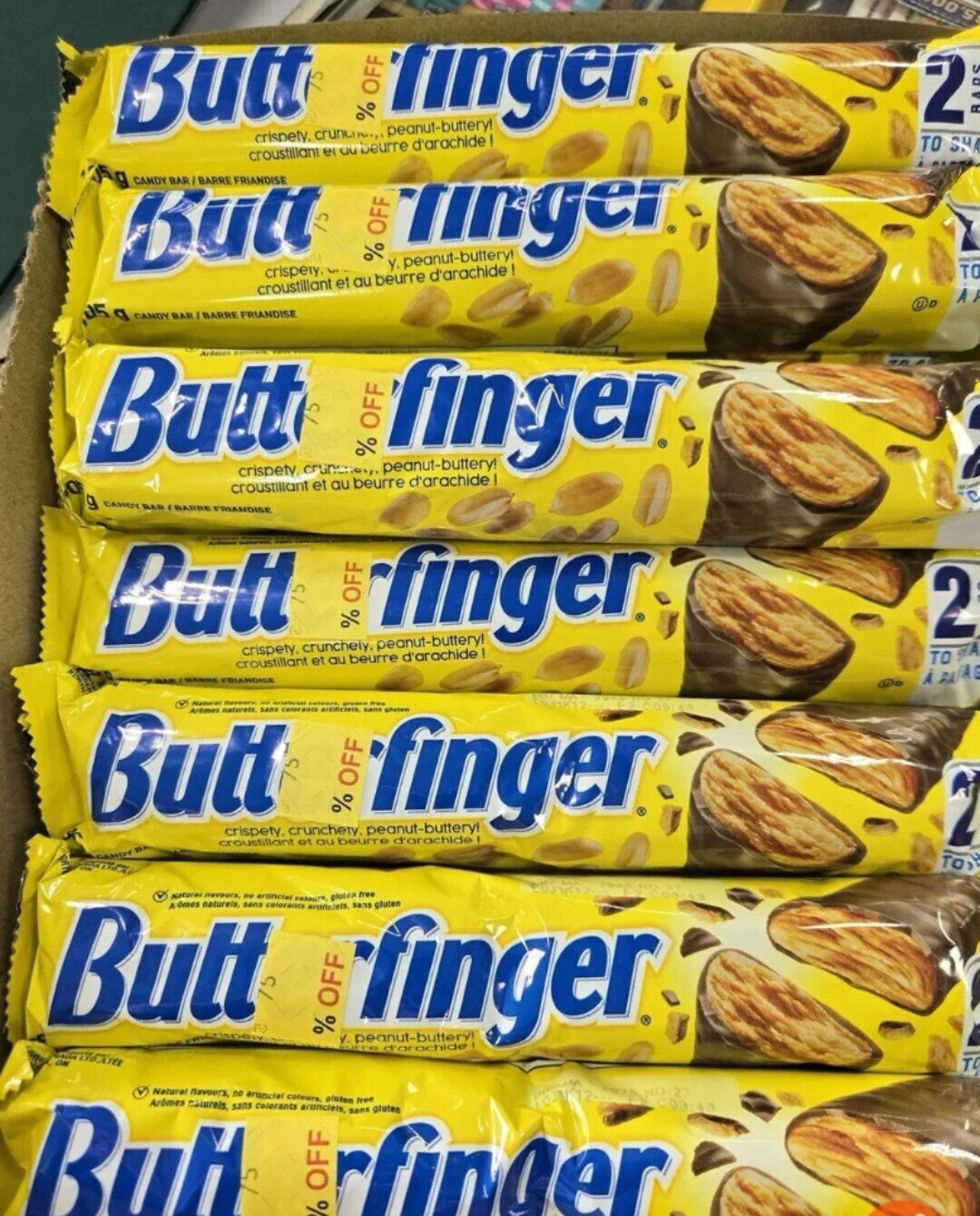 5,0 75 finger 2 BARS % OFF crispety, crun peanut- TO SHA croustillant el du beurre d'arachide CANDY BAR BARRE FRIANDISE 75 finger NORE y peanut-TO crispety ب croustillant et au beurre d'arachide ! A 05 a CANDY BAR BARRE FRIANDISE BERROR Arémas 75 % OFF finger crispety crunchesty peanut-! croustillant et au beurre d'arachide g CANDY BAR /BARRE FRIANDISE HOPE finger 2 crispety, crunchely, peanut-TO STA croustillant et au beurre d'arachide BARRE FRIANDISE A BA/AG Natural flaveura sans the green me Arémes < natures crispety, crunchety, colorants TS reteurs au artincless beurre FROFE