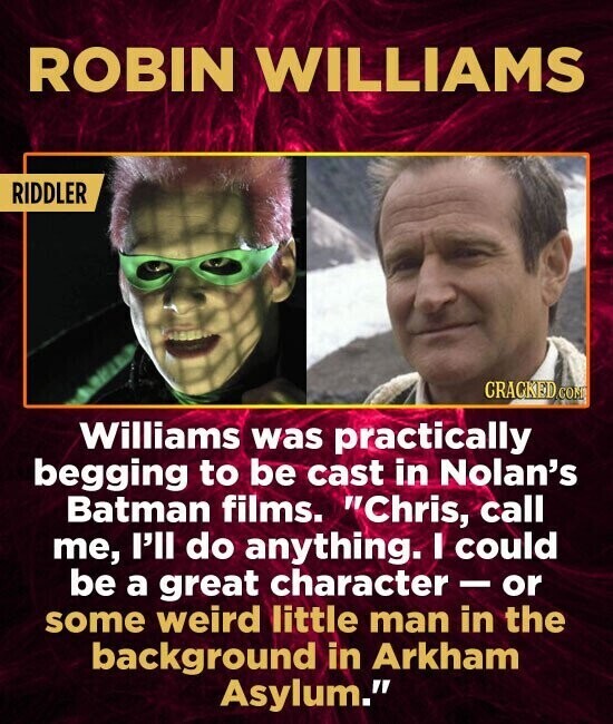 Chris Nolan Riddler 27 Trivia Nuggets From Pop Culture History About Movies For Monday ...