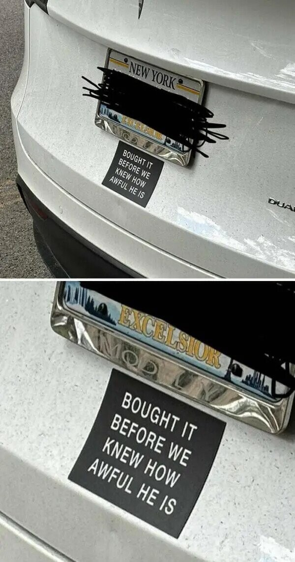 Photos Where Bumper Stickers Make an Interesting Stand