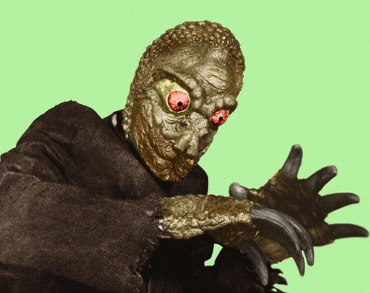 20 Classic Monsters Made from Rocks and Paper Machet