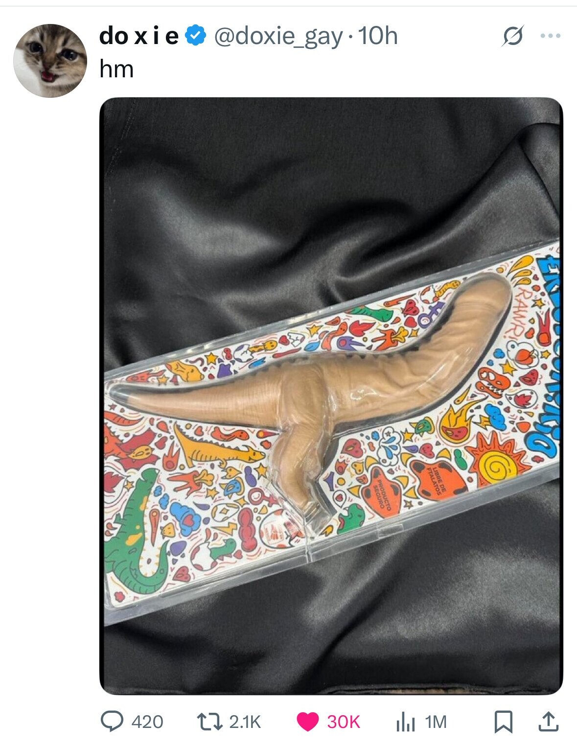 do xie @doxie_gay.10h O ... hm RAWR! FIALATOS LIBRE DE PRODUCTO SEGURO 420 2.1K 30K 1M 