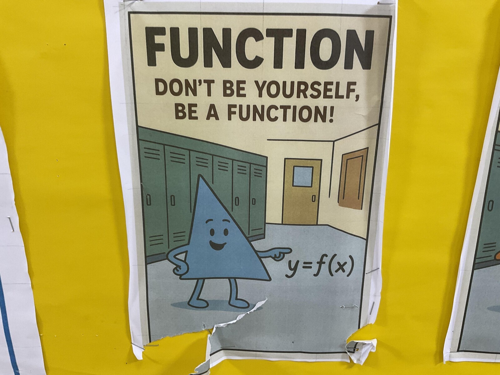 FUNCTION DON'T BE YOURSELF, BE A FUNCTION! y=f(x)