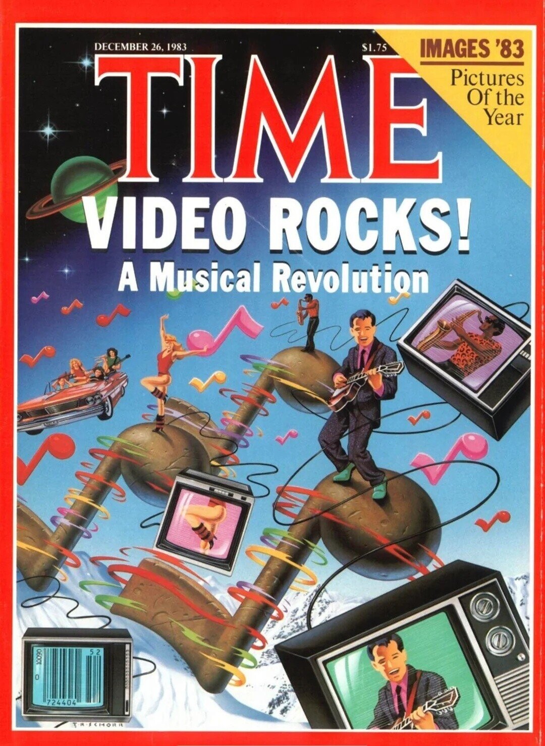 TIME DECEMBER 26, $1.75 1983 IMAGES '83 Pictures Of the Year VIDEO ROCKS! A Musical Revolution 52 10090 724404 TRASCHORR