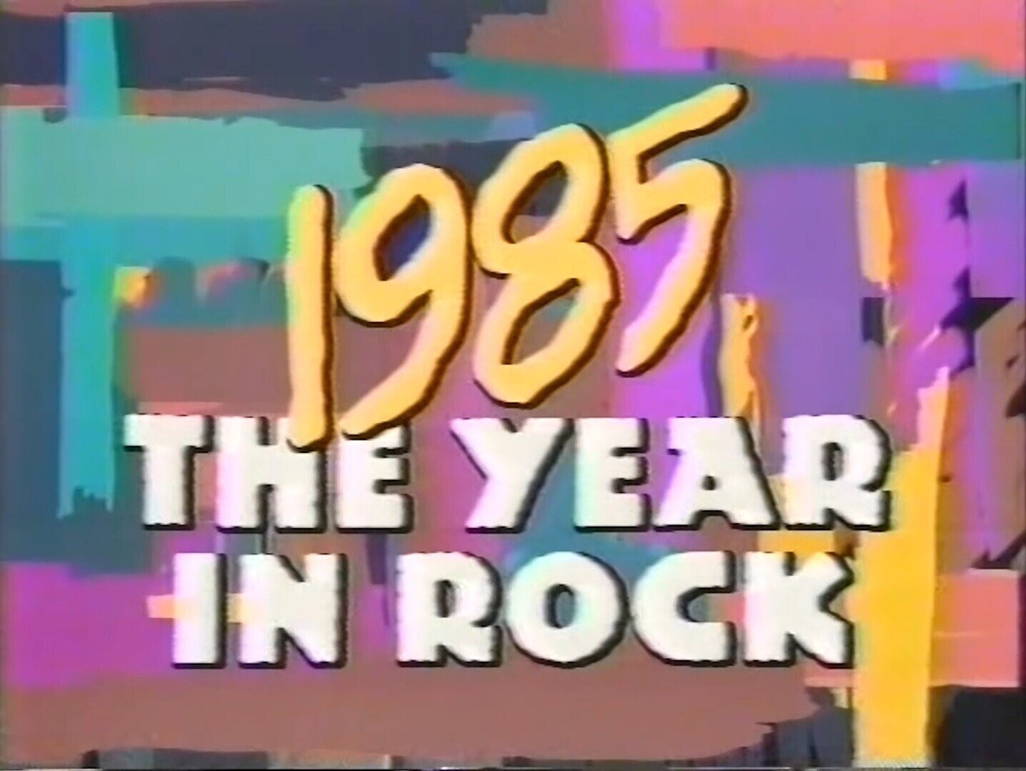 1985 THE YEAR IN ROCK