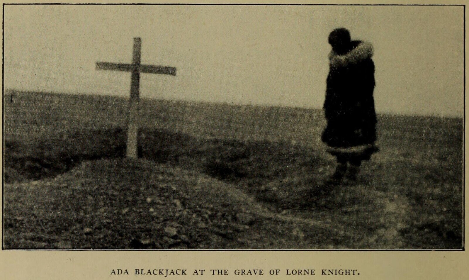 ADA BLACKJACK AT THE GRAVE OF LORNE KNIGHT.