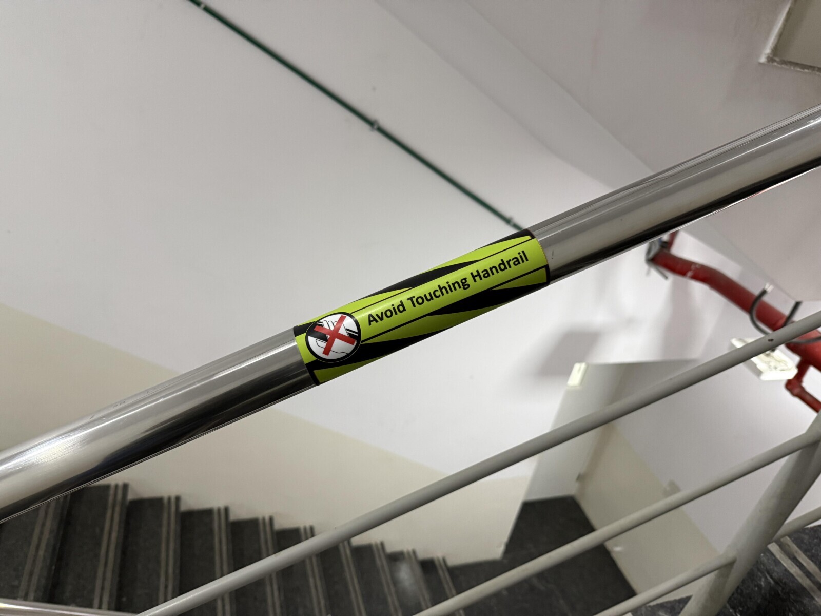 Avoid Touching Handrail