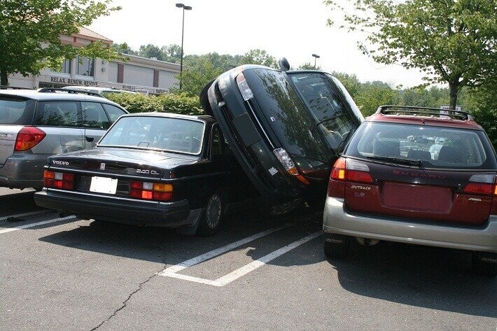 Parking Fails That Somehow Defy Physics