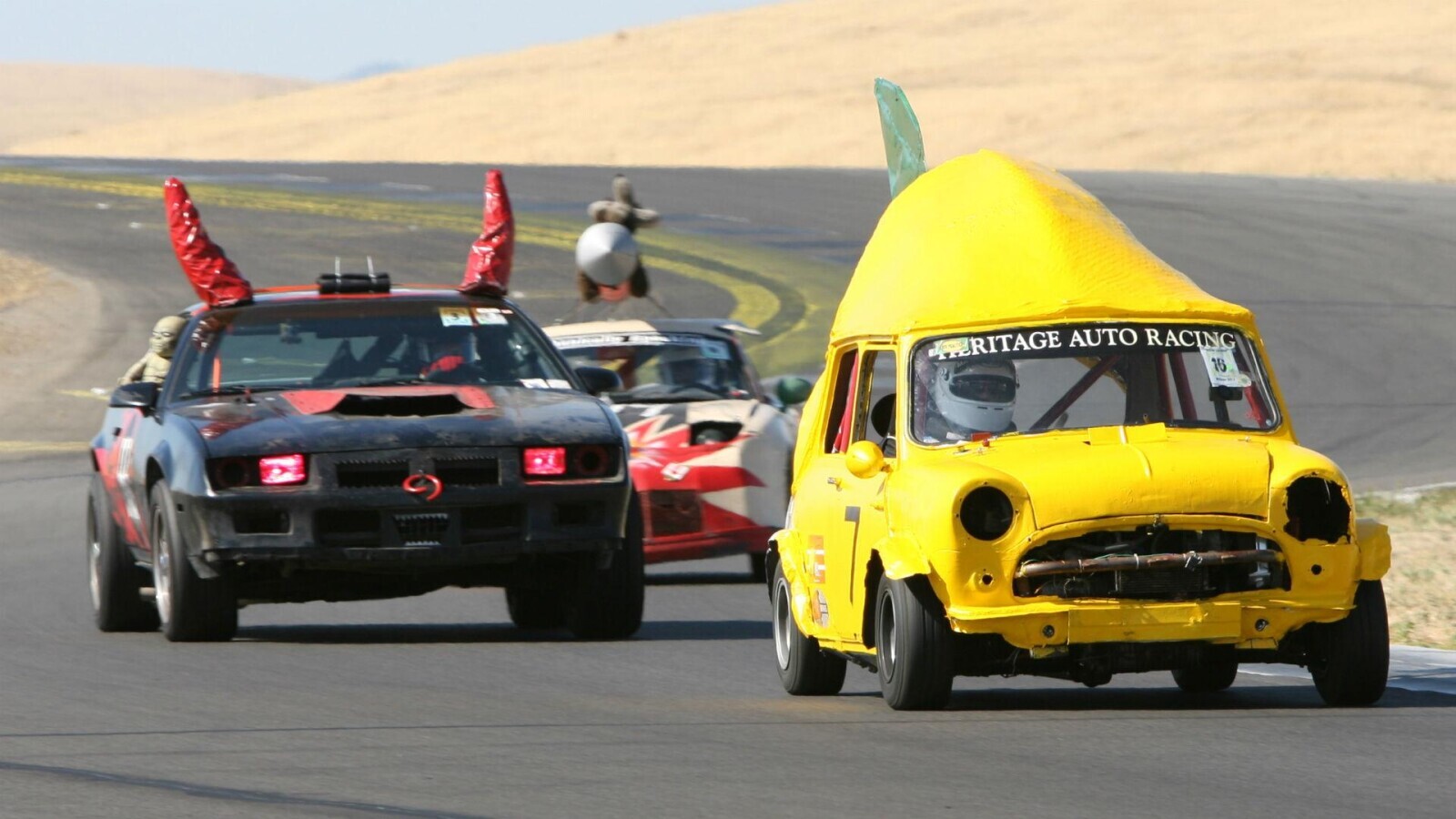 The Most Random Vehicles Throwing Down on Racetracks