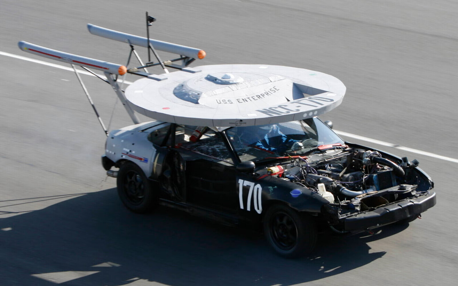 The Most Random Vehicles Throwing Down on Racetracks