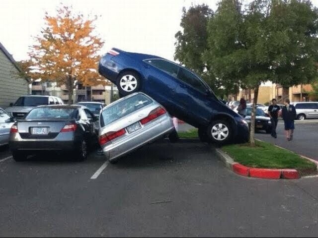 Parking Fails That Somehow Defy Physics