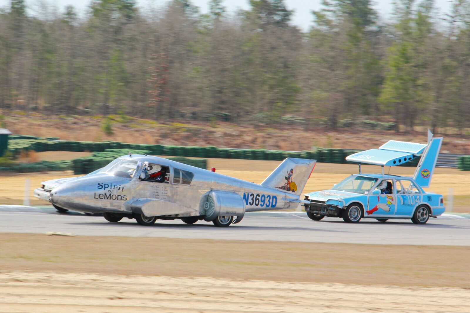 The Most Random Vehicles Throwing Down on Racetracks