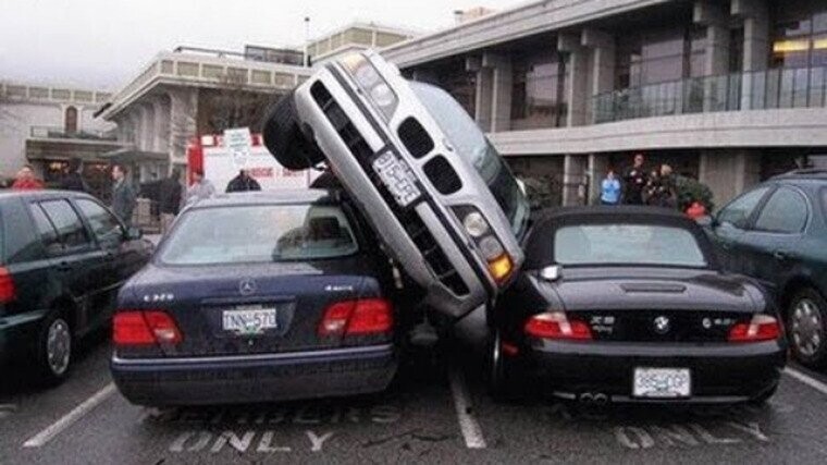Parking Fails That Somehow Defy Physics