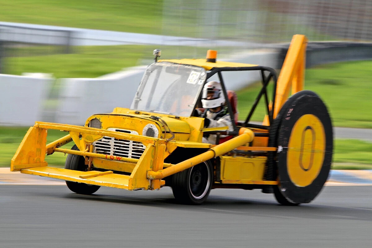 The Most Random Vehicles Throwing Down on Racetracks