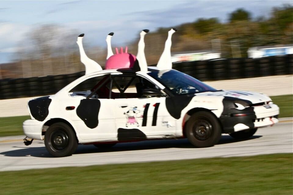 The Most Random Vehicles Throwing Down on Racetracks