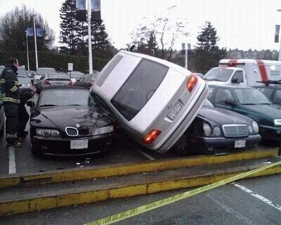 Parking Fails That Somehow Defy Physics