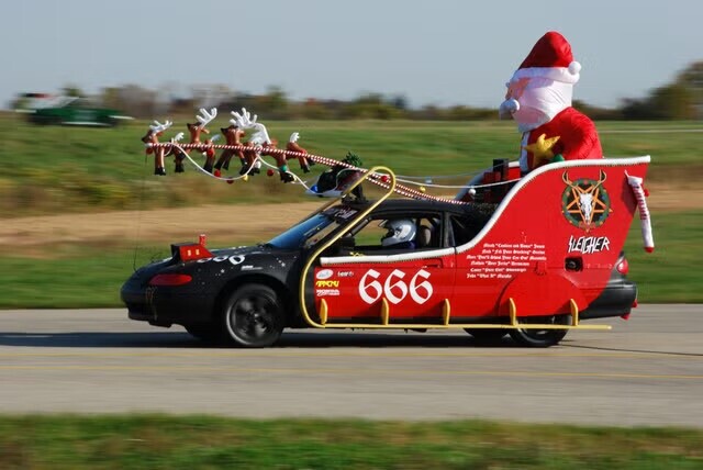 The Most Random Vehicles Throwing Down on Racetracks