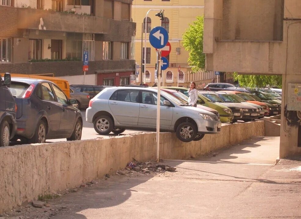 Parking Fails That Somehow Defy Physics