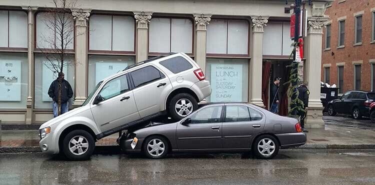 Parking Fails That Somehow Defy Physics