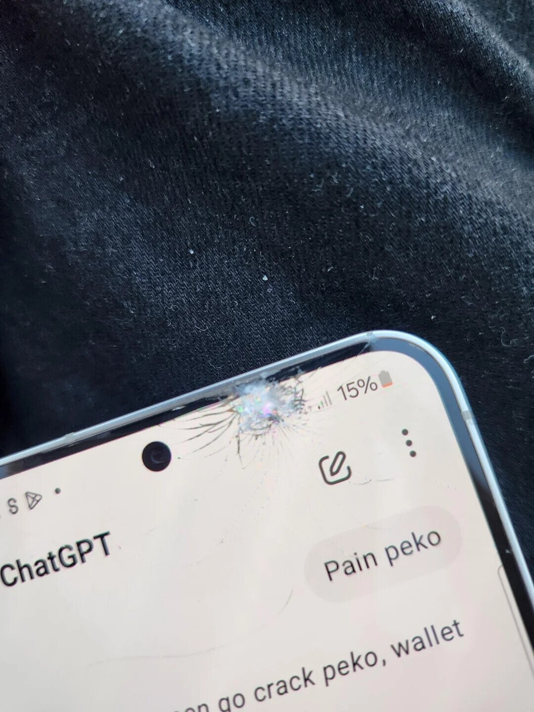 S 15% ChatGPT Pain peko on ao crack peko, wallet