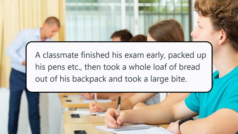 30 of the Craziest Things Students Saw While Taking An Exam