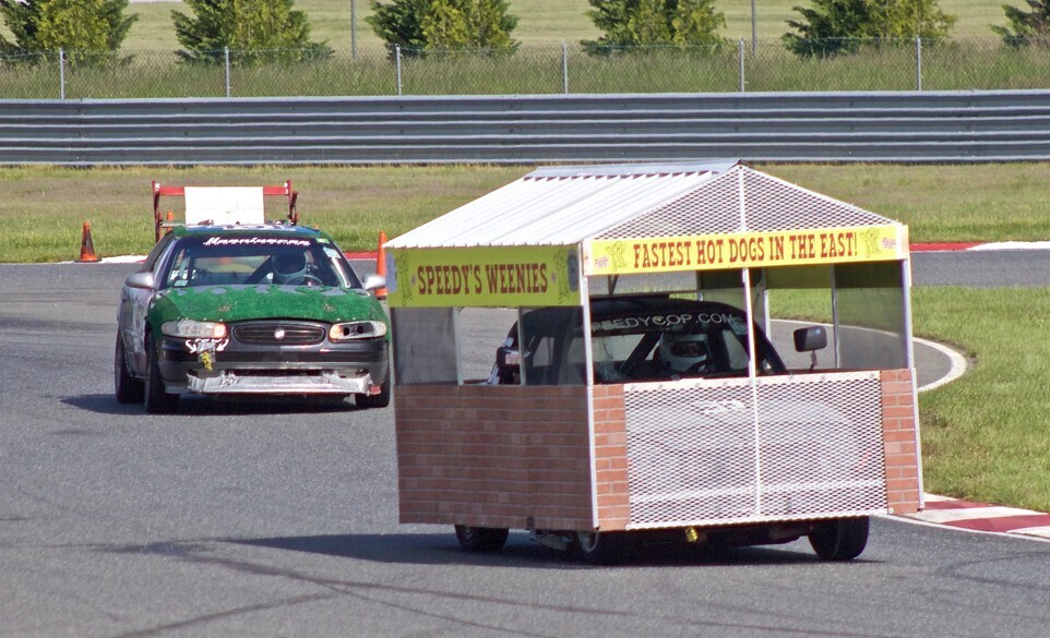 The Most Random Vehicles Throwing Down on Racetracks