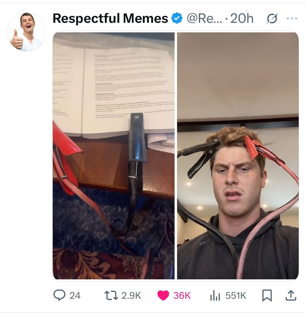 Respectful Memes @Re... ..20h s ... 24 2.9K 36K 551K 