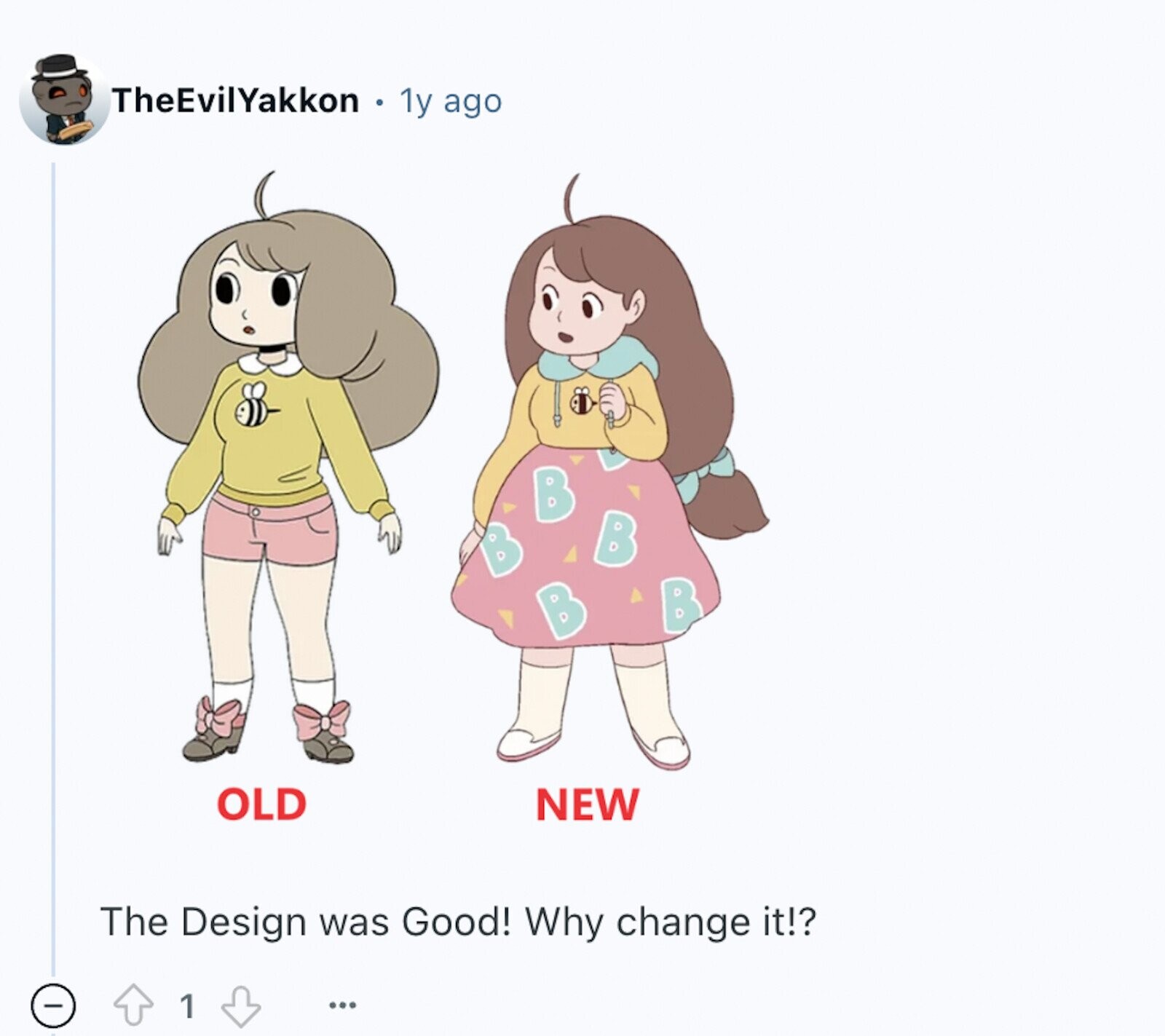 TheEvilYakkon 1y ago . 0 . OLD NEW The Design was Good! Why change it!? - 1 ...