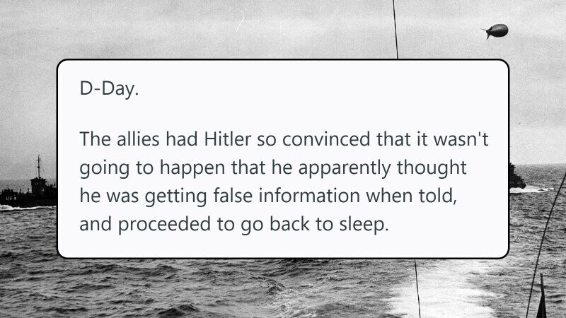 30 of the Biggest Bluffs Throughout History
